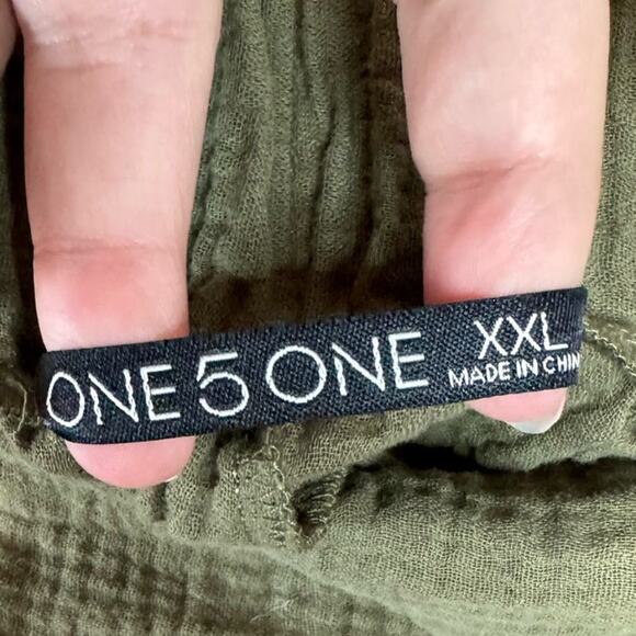 One 5 One Green High Rise Pullon Shorts Size XXL - Picture 5 of 7